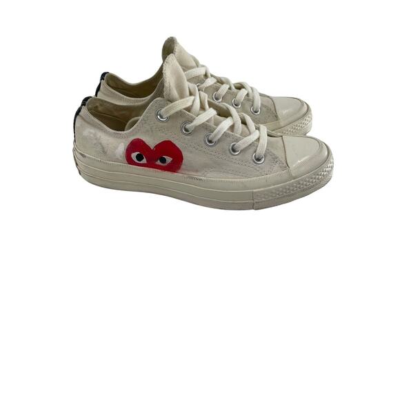 Converse Chuck Taylor Comme des Garcons PLAY Sneakers 150207C size M 4 W 6 Shoes - Picture 14 of 16
